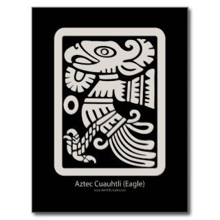 Aztec Cuauhtli   Eagle (Putty) Postcard