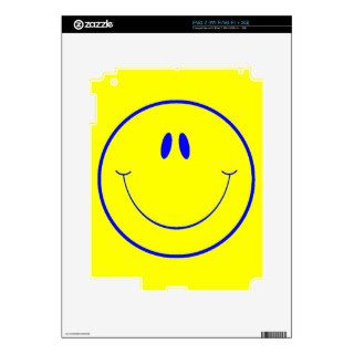 HAPPY FOREVER2 SMILEY FACE CARTOON EXPRESSIONS SKINS FOR iPad 2