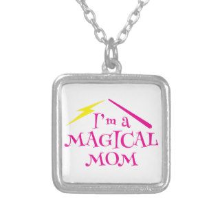 I'm a MAGICAL Mom with wizard wand Necklaces