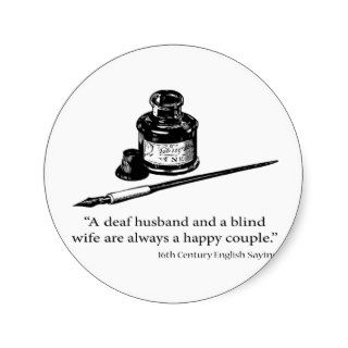 Marriage Quote   16th Century Quotes Sayings Stickers