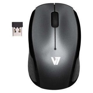 V7 KEYBOARDS & MICE MV3050200 8NB WIRELESS MOBILE OPTICAL MOUSE COMPACT 3BTN 1600DPI HD 2.4GHZ NANO Computers & Accessories