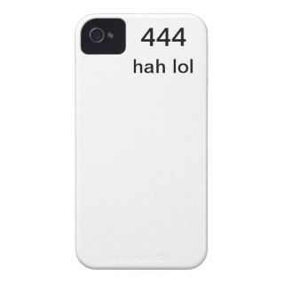 444 (hah lol) iPhone 4/4S Case