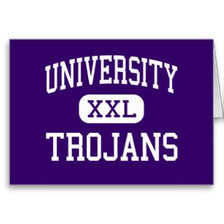 University   Trojans   High School   Waco Texas Card