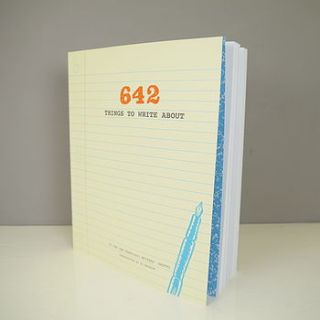 642 things to write about journal by deservedly so