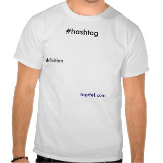 Hashtag t shirt