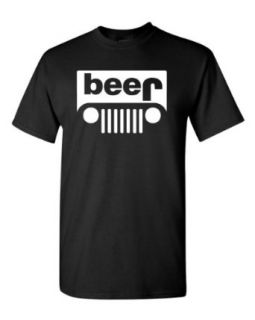 Beer Truck Funny Parody Adult T Shirt Tee (X Large, Royal Blue) Clothing