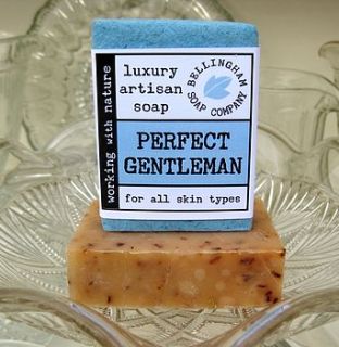 soap for men 'perfect gentleman' by working with nature soaps and skincare