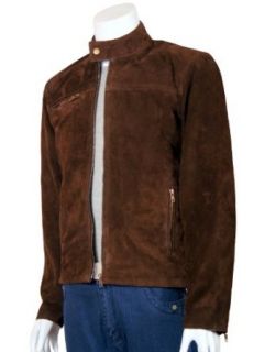 Xport Design's Men's Gorgeous Suede Leather Jacket at  Mens Clothing store