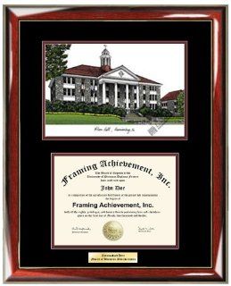 James Madison University JMU Lithograph College Diploma Frame   Personalized Gold or Silver Engraved Plate Graduation Diploma Frame   Premium Wood Glossy Prestige Mahogany with Gold Accents   Top mat (Black) Inner mat (Maroon)  Sports Fan Diploma Frames 