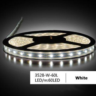Goodia Cuttable LED Strips Light. Waterproof 3528SMD.60leds/M.Cool White. Musical Instruments
