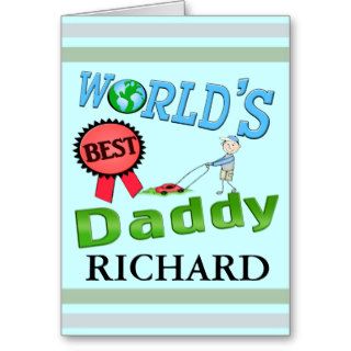 Custom Father's Day / Dad Birthday Greeting Card
