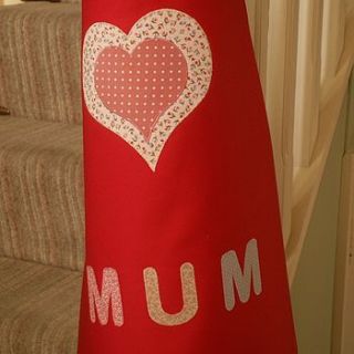 personalised adult apron heart by sara perry designs