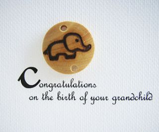 new baby grandchild card by laura sherratt designs