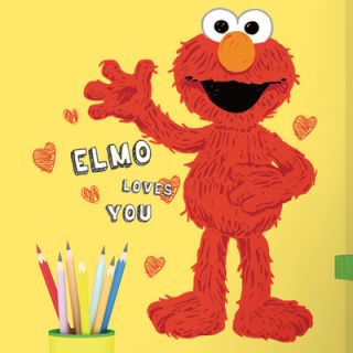 Room Mates Sesame Street Elmo Loves You Giant