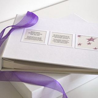 personalised graduation memory book album by a touch of verse