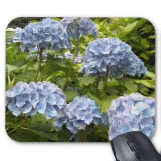 Shades of Blue Hydrangeas Mousepads
