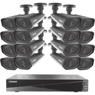 Defender Pro DVR Surveillance System — 16-Channel, 2 TB DVR with 16 High-Resolution Security Cameras, Model# 21162  Security Systems   Cameras