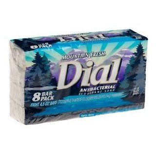 Dial Mountain Fresh Bar Soap 4.5 oz. 8 Count (Pack of 9) Health & Personal Care