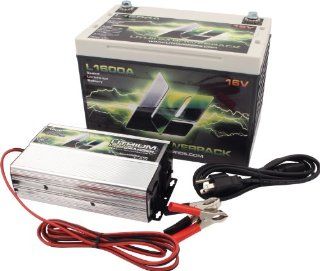 Lithium Pros L1600ACK Battery and Charger Kit with Top Mount Battery Terminal and One Battery Charger Automotive