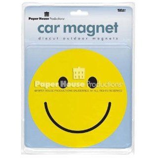 Smiley Face Die Cut Car Magnet Automotive