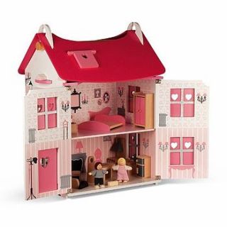 personalised wooden dolls house by harmony at home children's eco boutique
