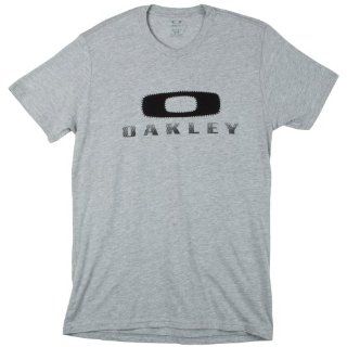 Oakley Mens Griffin's Nest Short Sleeve Shirt, Heather Grey, X Large Clothing