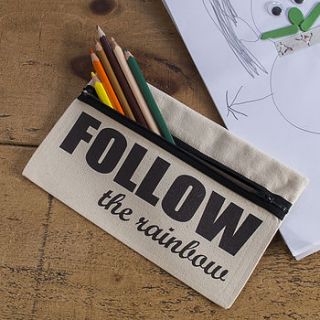 follow the rainbow pencil case by tillyanna