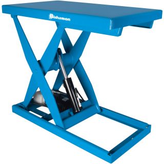 Bishamon Optimus Series Electric Hydraulic Lift Table — 3,000-Lb. Capacity, 28in. x 48in. Platform, 1 HP, Model# L3K-2848  AC Powered Lift Tables