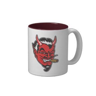 Retro Devil Head Coffee Mug