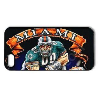 DIYCase Cool NFL Series Miami Dolphins iphone 5 Designer Case Protector   2381740 Cell Phones & Accessories