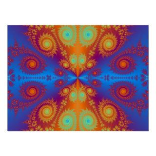 Hippie Hypnotic design Poster