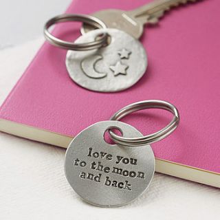 'moon and back' keyring by kutuu lifestyle