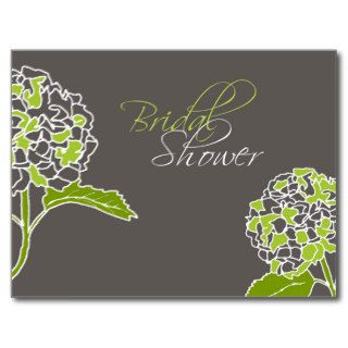 Enchanted Garden Bridal Shower Invitation Postcard