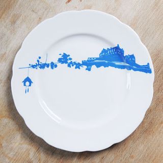 street view plate by parasite ceramics