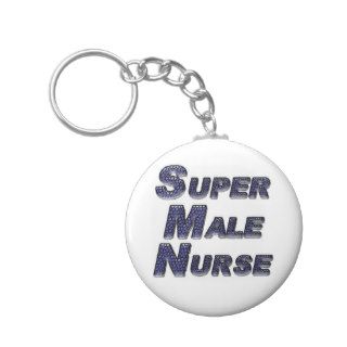Super Male Nurse Keychains