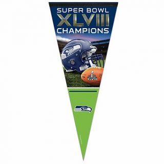 Super Bowl XLVIII Champions 17" x 40" Indoor Premium Felt Pennant   Seahawks