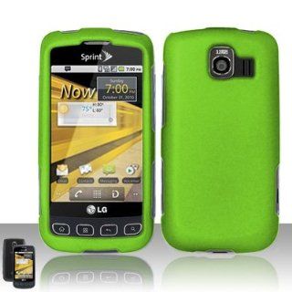 LG Optimus S LS670 Case Admirable Green Hard Cover Protector (Sprint) with Free Car Charger + Gift Box By Tech Accessories Cell Phones & Accessories