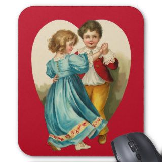 Boy and Girl Dancing Mouse Mats