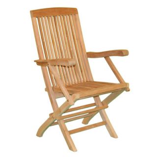 jewels of java fan folding dining arm chair