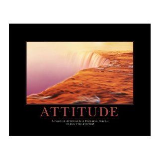 Successories Attitude Watercliff Motivational Poster   Prints