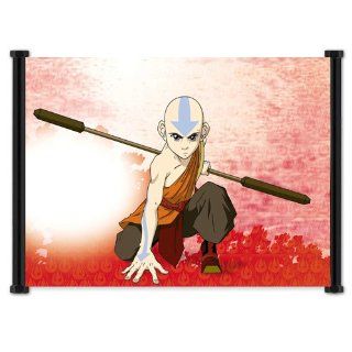 Nickelodeon Avatar the Last Air Bender Cartoon Fabric Wall Scroll Poster (21"x16") Inches   Prints