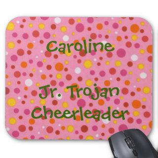 Jr Trojan Cheerleader mouse pad