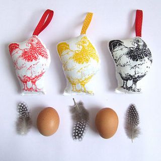 chicken lavender bag by feltmeupdesigns