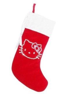 Hello Kitty Gem Applique Stocking (18.5")   Christmas Stockings