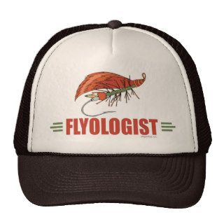 Humorous Fly Tying, Fly Fishing Mesh Hat