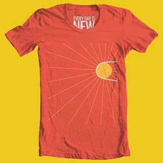 every day is new organic cycling t shirt by rebecca j kaye