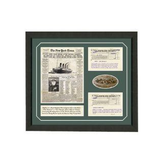 Titanic Memorabilia   New York Times Framed Art Kitchen & Dining