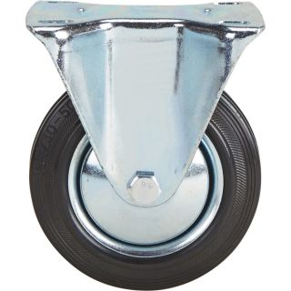 4in. Rigid Rubber Caster  Up to 299 Lbs.