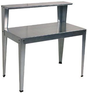 Poly Te by Galvanized Potting Bench  Metal Table  Patio, Lawn & Garden