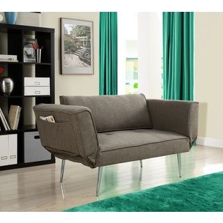 Euro Futon Sofa Bed With Magazine Storage